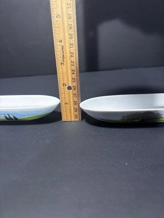 Susanne Riette Boston Warehouse Hand-Painted Ceramic Olive Boat Set VTG 02 - Picture 10 of 11